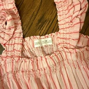 Zara Kids Pink Striped Top